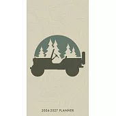Jeep 2-Year 2026-27 3.5 X 6.5 Monthly Pocket Planner