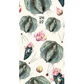 Cactus Deco 2-Year 2026-27 3.5 X 6.5 Monthly Pocket Planner
