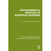 Environmental Profiles of European Business