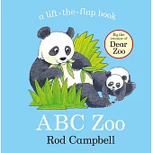 硬頁翻翻書ABC Zoo: A lift-the-flap animal alphabet book from the creator of Dear Zoo(親愛的動物園作者著作)