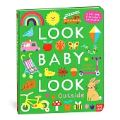 大開本翻翻硬頁認知書(附故事音檔)Look, Baby, Look! Outside