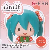 初音未來ｘ時尚魔女 fuwa petit 公仔 Lovely Strawberry