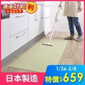 【日本SANKO】日本製防水止滑廚房地墊 120x60cm-綠色