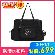 MONDAINE 瑞士國鐵 30L四用雙水壺位可調長度提把旅行袋-附長肩帶 黑色