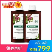 蔻蘿蘭養髮強韌洗髮精400ml *2入組