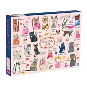 Cool Cats A-Z Puzzle: 1000 Pieces