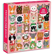 Festive Furballs 500 Piece Puzzle