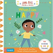 情緒管理 機關硬頁書：當我開心時Little Big Feelings: When I Am Happy