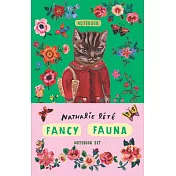 豪華寵物店：橫線筆記本2入組 Fancy Fauna Notebook Set