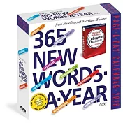 365 New Words-A-Year Page-A-Day(r) Calendar 2026: From the Editors of Merriam-Webster