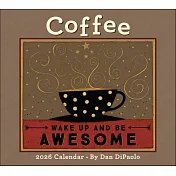 Coffee 2026 Deluxe Wall Calendar