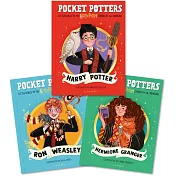 哈利波特魔法口袋書：哈利+榮恩+妙麗系列套書三冊【全彩插圖珍藏】（英國版）