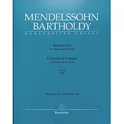 孟德爾頌：E小調小提琴協奏曲 Op.64 附小提琴獨奏譜 (1844年版)