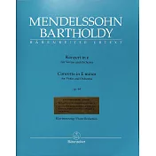 孟德爾頌：E小調小提琴協奏曲 Op.64 附小提琴獨奏譜 (1845年版)