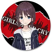 Girls Band Cry皮質胸章：丸形SA井芹仁菜