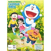 哆啦A夢2026年壁掛式月曆