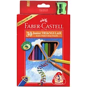 【FABER-CASTELL】30色大三角彩色鉛筆(環保裝)