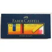 【FABER-CASTELL】創意工房-軟性粉彩條(長型)12色