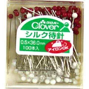 【Clover 可樂牌】紅白待針