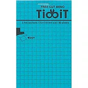 KOKUYO TidbiT自由撕便條紙(A7方格)                              A7方格