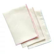 【藍天畫布】紗布系列 精梳100%有機棉紗布手帕(三條裝)