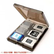 彩晶12入多功能記憶卡收納保存盒 - 黑色                              黑色