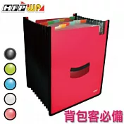 【HFPWP】直立12層風琴整理箱(紅色)41210