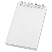 [MUJI 無印良品]PP雙環便條紙/A7.白.橫線