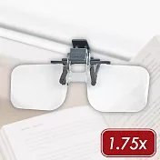 《CARSON》Clip夾式鏡架放大鏡 | 物品觀察 手工藝 年長長者 輔助視力 老人閱讀 (1.75x)
