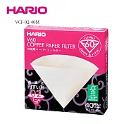 《HARIO》V60無漂白01濾紙40張 VCF-01-40M