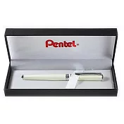 【Pentel】K611A高級不鏽鋼鋼珠筆 象牙白