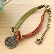 雙魚座古銅手鍊‧輕靈之森手工療癒系雙魚座