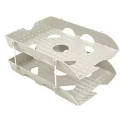 【ABEL】流線型公文籃(米白色)