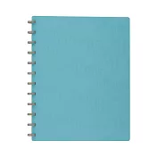 【富美特】輪子可拆式活頁資料冊-A4．i Clip系列藍