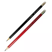 【FABER-CASTELL】無毒石墨筆 (HB一打裝/ 紅.黑隨機出貨)
