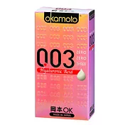 岡本003-HA 玻尿酸極薄保險套(6入裝)