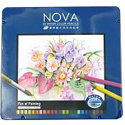 SKB繪樂趣水溶性色鉛筆24色鐵盒