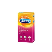 Durex杜蕾斯-綜合裝 保險套(6入)(超薄+凸點+螺紋)