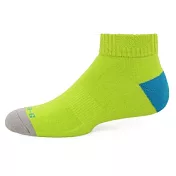 【 PULO 】活力高彩氣墊運動襪-亮綠-L