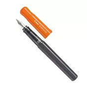 PILOT微笑鋼筆黑桿橘蓋(M)