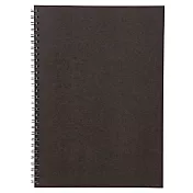 [MUJI 無印良品]植林木不易透色雙環筆記本(橫線)/B5.深灰