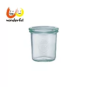 【玩德瘋_德國Weck】761玻璃罐附玻璃蓋與密封配件 mini Mold 140ml 單瓶裝