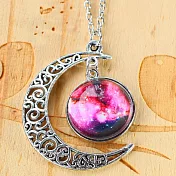 新月銀河項鍊‧Alice遇見愛麗絲‧幻銀紫A