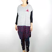 ：Urb.【小山露營】女/長橢圓附繩多穿款FREE梅紅森林色系