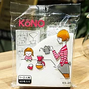 【KONO】1~2 人用濾紙 (40入)