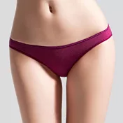 [MIGER密格內衣]超細纖維中低腰三角褲-8626-台灣製-FREE葡萄紫色