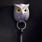 QUALY 貓頭鷹-鑰匙圈(白)