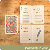 [W2Design] 跳跳糖森林撲克牌便條卡跳跳糖森林