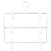 [MUJI 無印良品]鋁製衣架3段/裙子用