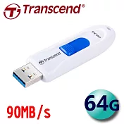 創見 Transcend 64GB JetFlash 790 隨身碟(JF790)-白